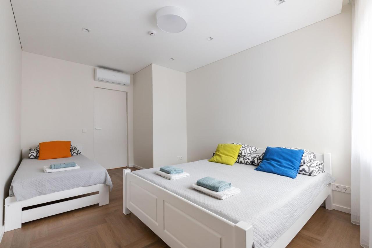 3 Bedroom Apart/24H Self Check In/Free Parking/Up To 6 People/ Vilnius Kültér fotó